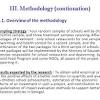 You will also need to demonstrate how you applied each method and why you believe that it is viable. 1