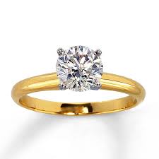 24 Karat Yellow Gold Engagement Rings