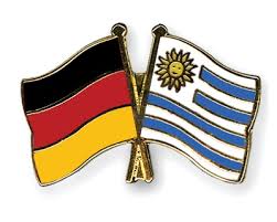 Uruguay flagge land symbol nation flaggen südamerika weltmeisterschaft länder nationalität. Flaggen Und Fahnen Pins Deutschland Uruguay