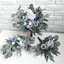 Check spelling or type a new query. Bouquet Poussiereux D Eucalyptus Bleu Marine Etsy In 2021 Blue Wedding Flowers Boho Wedding Bouquet Flower Bouquet Wedding