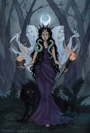 Hecate Goddess Of The Crossroads Witchcraft Goddess Art Horror Art Mythology Art