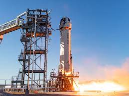 Van horn, texas (ap) — jeff bezos blasted into space tuesday on his rocket company's first flight with people on board, becoming the second billionaire in just over a week to ride his own spacecraft. Internet Loses It Jeff Bezos Especially Phallic Rocket Trip