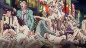 Anime porn orgy