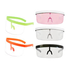 Gradient face shield sunglasses protective mask, anti fog bubble face shields, tinted face shields, color face shields leggingsourus 3.5 out of 5 stars (6) $ 15.00. Safety Half Face Shield Visor Sunglasses Outdoor Splash Prevention Uv400 Eyewear Ebay