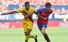Fc barcelona, led by striker lionel messi, will score on saturday the 6th march 2021 (060321) in a la liga game in el sadar in pamplona, spain, on osasuna La Lig 2019 Fc Barcelona Held To Surprise Draw At Osasuna The Hindu