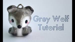 Grey Wolf Polymer Clay Tutorial Arcilla De Polimero Pasta Para Modelar Tutoriales Arcilla Polimerica
