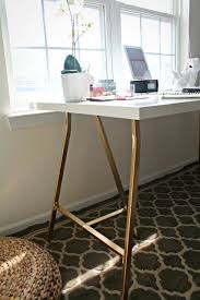 Burlap Lace Ikea Hack My Office Desk Home Office Table Ikea Hack Ikea Desk Hack