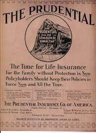 Back Of A 1905 Prudential Insurance Calendar Prudential Insurance Life Insurance