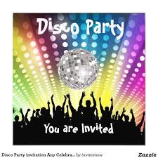 Er bat polen und die polnischen juden um vergebung. Disco Party Einladung Irgendeine Feier Zazzle De Party Einladung Disco Party Einladungen