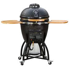 This gas and charcoal hybrid also comes with a dedicated smoker, so it offers you a variety of cooking styles. Vision Grills Kamado Char Gas Bbq With Quickchange Insert Gas Charcoal Interchangeable The Home Depot Canada