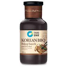 Put the sliced beef into a mixing bowl and add garlic paste, onion paste, soy sauce, gochujang, potato starch and baking soda. Korean Bbq Bulgogi Beef Chung Jung One