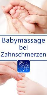 Babymassage Bei Zahnungsbeschwerden Zahnschmerzen Babymassage Baby Massage Zahnschmerzen