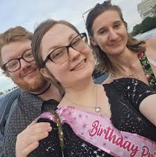 our wholesome little family. i'm a lucky guy ❤️