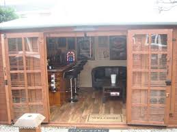 Bar Man Cave In Backyard Bar Shed Pub Sheds Man Cave Home Bar