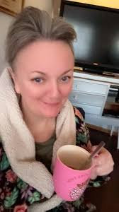 Good morning everyone. Hope you all have a great day. 💓 Love you all.  Crazy hair day