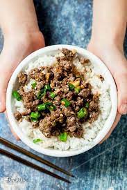 Korean Beef Bowl Recipe Gluten Free Dairy Free Chew Out Loud Recipe Asian Ground Beef Recipes Beef Bowl Recipe Beef Bowls