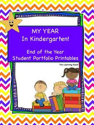 Editable End Of Year Kindergarten Student Portfolio Printables Kindergarten Student Portfolio Student Portfolios Kindergarten Portfolio