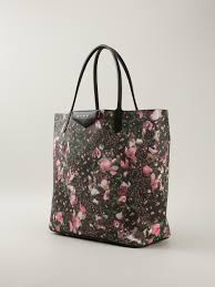 Givenchy Floral Print Antigona Tote Lyst