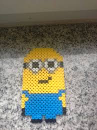 Mein Selbst Gemachten Minion Aus Ikea Bugelperlen Bugelperlen Minion Bugel