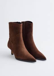 Womens Brown Suede Fall Boots