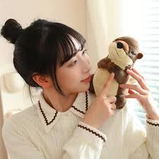 15/20/35cm lindo dibujo animado nutria de oración juguete de peluche suave  animales encantadores agarrando máquina muñeca vacaciones mejor regalo