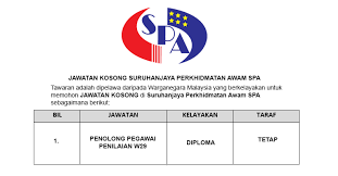 The team formerly plays in the premier league, the second tier of malaysian football league. Jawatan Kosong Di Suruhanjaya Perkhidmatan Awam Spa Jobcari Com Jawatan Kosong Terkini