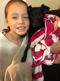 My kids fresh out of the tub!