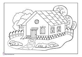 Link download himpunan contoh gambar rumah mewarna yang terhebat dan. 10 Gambar Mewarnai Rumah Semesta Ibu Free Download
