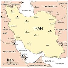 Detailed elevation map of iran with roads, cities and airports. Iran Powerpoint Map Major Cities And Capital Maps For Design