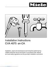 No liability accepted for the accuracy of the information given. Miele Cva 4075 Manuals Manualslib