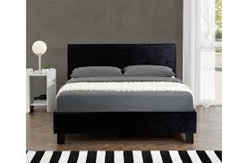 Buy the flora black velvet bed, gray, king online from houzz today, or shop for other platform beds for sale. Berlin Parade Black Crushed Velvet Three Quarter 3 4 Bed Frame