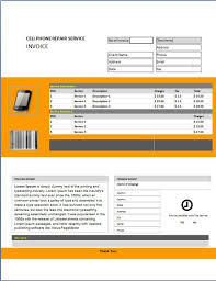 Cellphone Repair Service Invoice Phone Repair Cell Phone Repair Repair