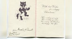 It's an old practice to send holiday cards to friends and loved ones during the holidays. 10 Spectacular Vintage Holiday Cards Myheritage Blog