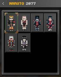 Apr 21, 2019 · in the world of naruto, every ninja has their own special way of doing things.however, oftentimes their skillset heavily relies on their clan. Naruto Anime Skinpack Minecraft Skin Packs