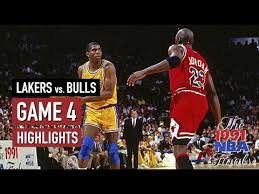 Stats from the nba game played between the los angeles lakers and the chicago bulls on june 02, 1991 with result, scoring by period and players. Throwback Nba Finals 1991 Chicago Bulls Vs La Lakers Game Highlights Game 4 Jordan 28 Hd 720 Youtube