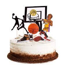 Nba cake toppers los angeles lakers cake topper basketball. Winrase Basketball Scene Theme Cake Toppers Set Boy Birthday Party Cupcake Toppers Father Birthday Man Birthday Cake Topper Party Decorations Supplies Amazon Com Au Toys Games