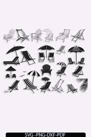 Beach Chair Svg Beach Chair Bundle Svg Beach Chair Etsy In 2020 Graphic Design Fun Beach Chairs Stencils For Wood Signs