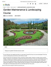 Garden Maintenance Landscaping Course Istudy Garden Maintenance Gardening Courses Landscape