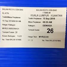 Maybe you would like to learn more about one of these? Wts Bus Ticket Kl Kuantan 15 9