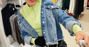フワちゃん fuwa on twitter barbie denim jacket fashion