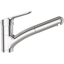 Mitigeur Monocommade Cuisine Avec Ressort En Spirale Chrome New York Schutte Bricozor