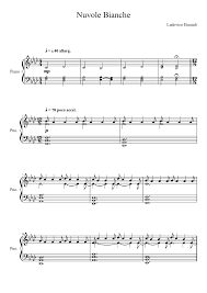 Ludovico Einaudi Nuvole Bianche Nuvole Bianco Musica