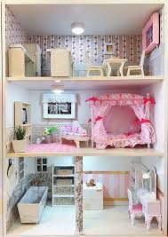 100均でオシャレなリカちゃんハウスを作るぞ 完結編 リカちゃんハウス バービーの家具 ドールハウス 作り方