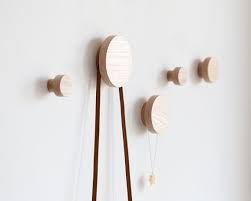 Modern Wall Hooks Round Wall Hooks Wooden Coat Rack Etsy In 2021 Wooden Wall Hooks Modern Coat Rack Entryway Modern Wall Hooks