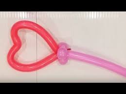 How To Make A Balloon Heart Wand Balloon Gift Tutorial Valentines Balloons Balloon Gift Mickey Mouse Balloons