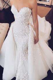Convertible Wedding Dress 2018 Wedding Dresses Mermaid Sweetheart Ball Gowns Wedding Lace Applique Wedding Dress