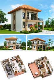 Havana Two Storey House With Spacious Terrace Pinoy Eplans Architect Design House Two Story House Design Affordable House Design