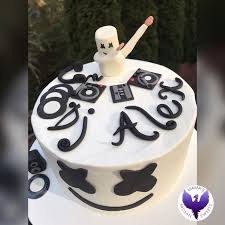 James charles is marshmello i can't believe it i just found this on tiktok omg omg omg omg omg omg omg omg omg. Dj Marshmello Cake Pastel De Dj Pasteles De Videojuegos Torta De Cupcakes