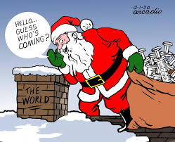December 1, 2020 — 5:45pm text size. Final Days Of Covid 19 Cartoon Movement