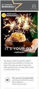 Each time that you make a purchase at starbucks, you earn points. Starbucks Malaysia Birthday Reward Pin On Bb Loyalty Program Signage So I Have A Birthday Coming Up And Remembered Starbucks Give Birthday Rewards Iwakmujaer